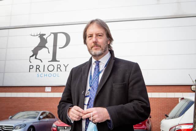 Priory School headteacher Stewart Vaughan said the children had been given a 'huge welcome back'.
Picture: Habibur Rahman
