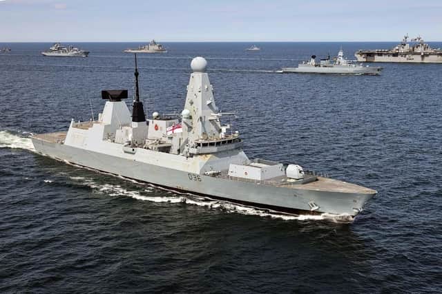 June: HMS Defender during Baltops.