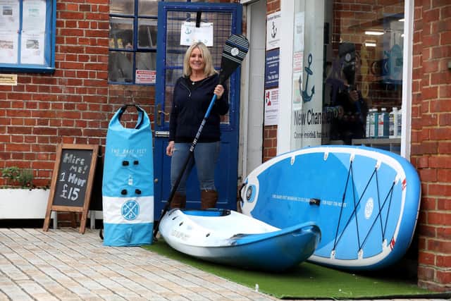 Fareham Chandlery and owner Katherine Wainwright.
Picture: Sam Stephenson