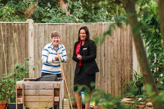 The Community Garden has become a welcoming space for members of the local community to enjoy