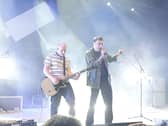 Ross Phillips on guitar and Richard Archer of Hard-Fi at Portsmouth Guildhall