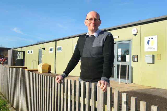 Tim Clarke, headteacher of Cornerstone Church of England Primary School. Picture: Sarah Standing (250121-1534)