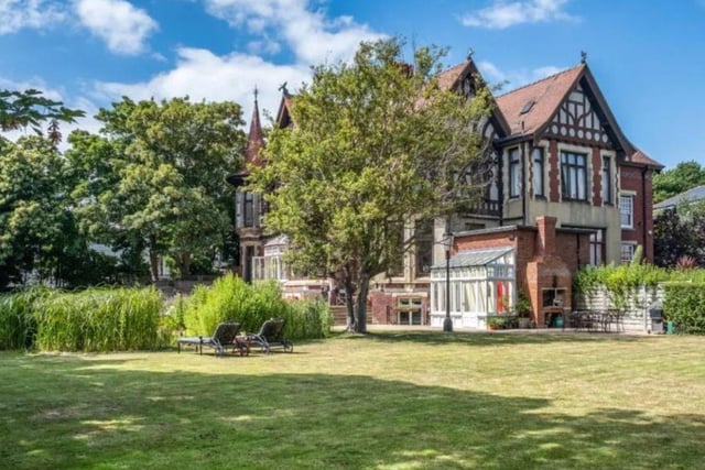 The listing says: "Built in Victorian times but heavily influenced by Jacobean, Tyrolean and French architectural styles it would have been one of the significant homes within Southsea, with high quality and skilled workmanship typical of the era and displayed in splendour externally and internally."