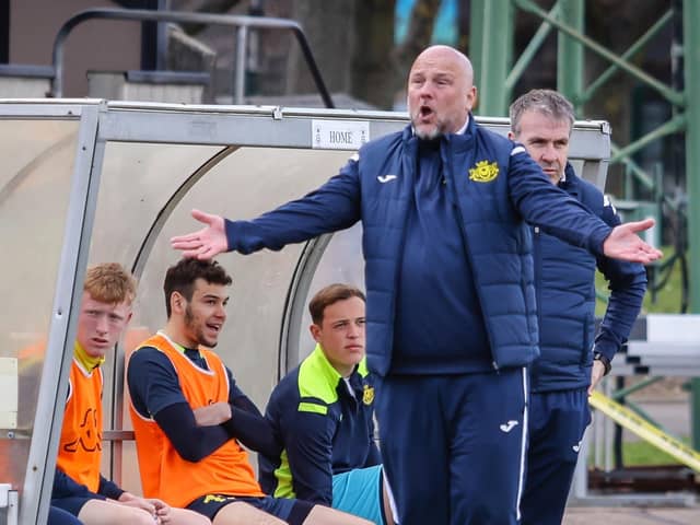 Moneyfields manager Glenn Turnbull has seen his side lose five of their last six league and cup games. Picture: Paul Collins