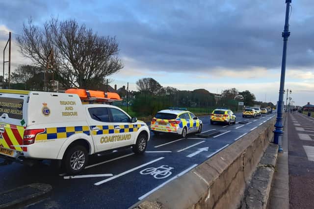 A body was found on the seafront in Southsea on Tuesday morning.