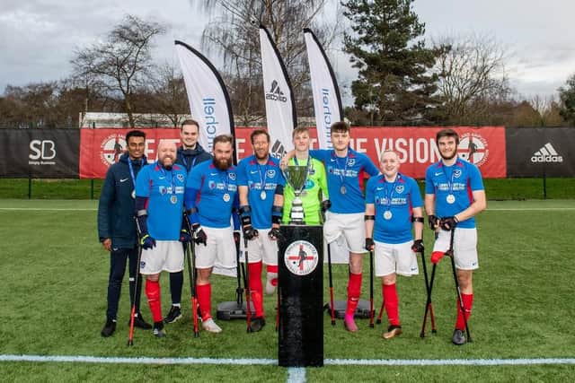 Pompey Amputees have already won two titles this season - the Premier League and League Cup. Picture: EAFA (England Amputee Football Association)