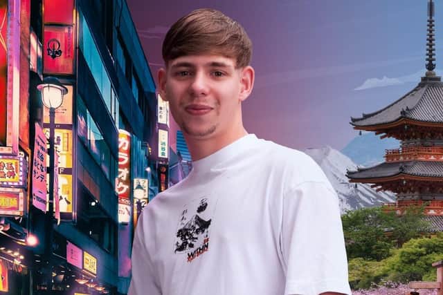 18-year-old Aaron, from Blackpool, featured in the new Channel 4 reality series Worlds Apart (Picture: South Shore/Channel 4)