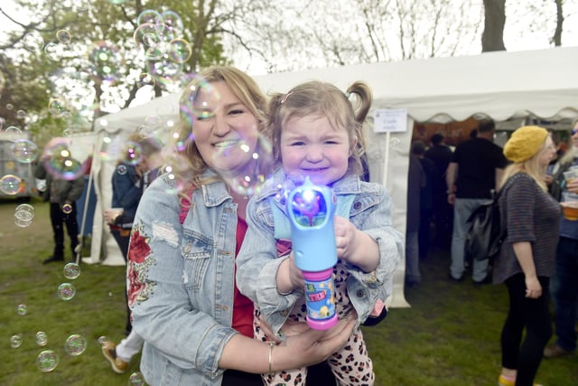 Pictured is: Georgie Merrison (30) from Portsmouth, with her daughter Dakota Luckett (2).

Picture: Sarah Standing