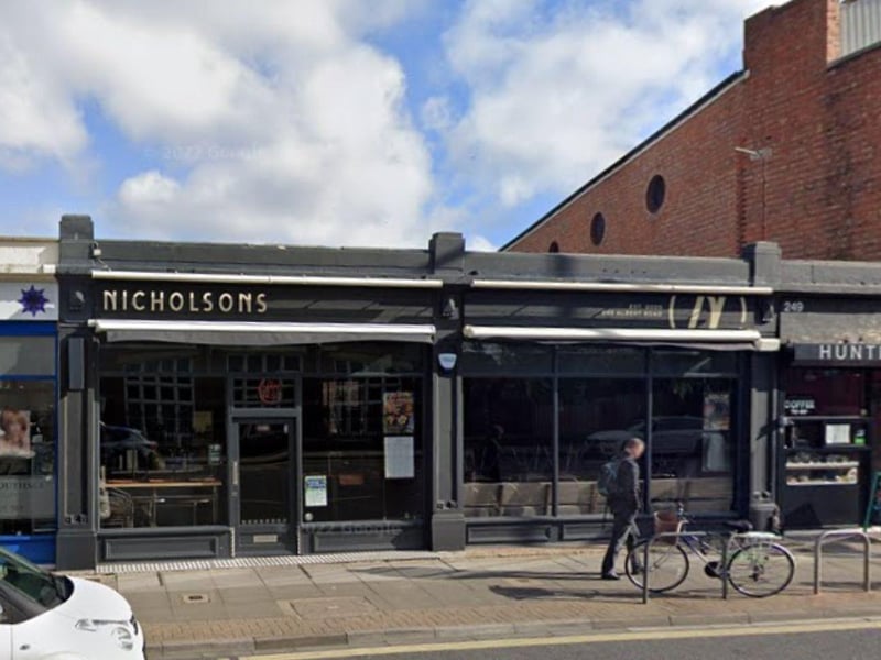 Nicholsons in Albert Road is a tapas restaurant serving classic Spanish dishes such as patatas bravas and paella. It has a TripAdvisor rating of 4.5 from 536 reviews.
