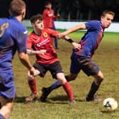 Tom Cain struck twice for US Portsmouth. Picture: Duncan Shepherd