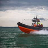 The GAFIRS lifeboat in action.