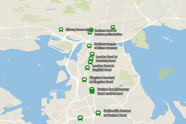 Where some of the planted bus shelters will go