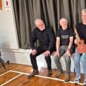 (A Bit More Fun) Taking a break for a bit of a laugh during our rehearsals for our Beatles evening