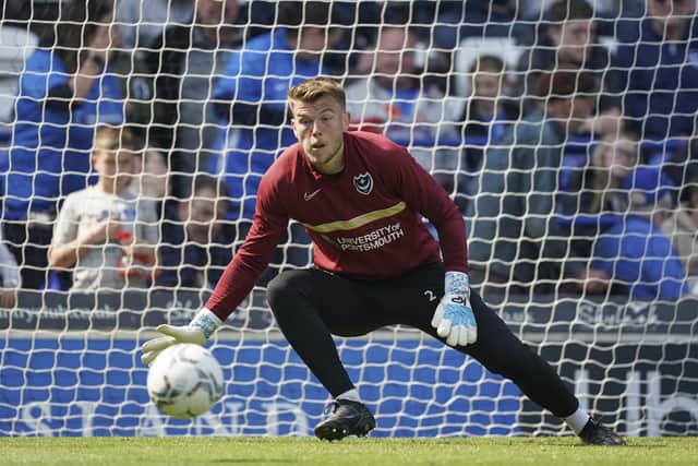 Ollie Webber joined Pompey from Crystal Palace on a short-term deal in January