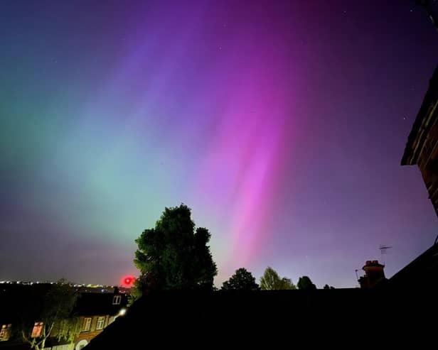 The Northern Lights seen over Portsmouth overnight.