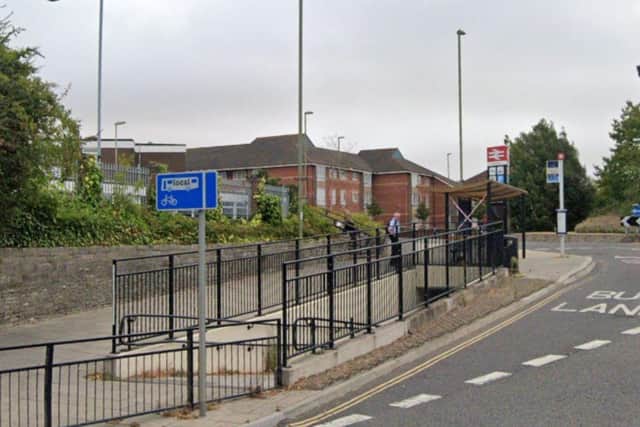 The robbery took place near to Fareham Train Station.