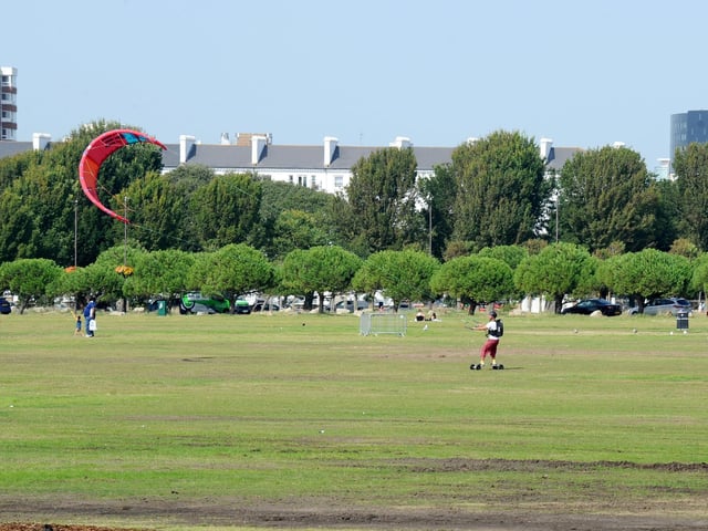 People on Southsea Common
Picture: Sarah Standing (050923-1418)