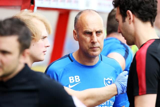 Pompey head physio Bobby Bacic. Picture: Joe Pepler