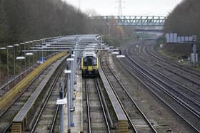 A man has been hit by a train between Haslemere and Havant with major disruption expected in the area until midday.