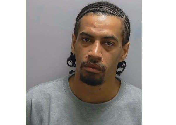 Levi Seriki-Walters was jailed for eight years after raping a woman in a Gosport car park