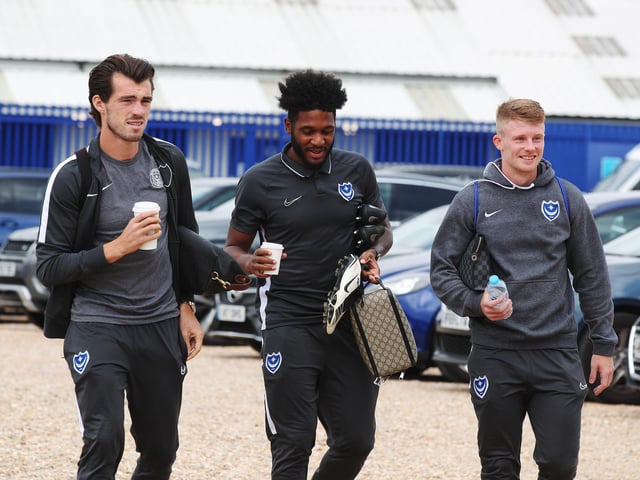 John Marquis, Ellis Harrison and Andy Cannon arrive without a fan in sight.
