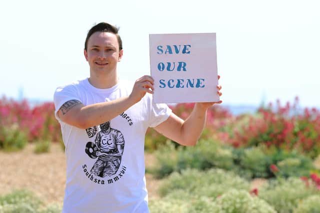Sam Leadbeater, the man behind Save Our Scene. Picture: Sarah Standing