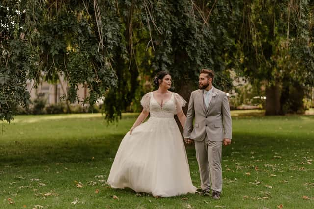 Mariah and Liam Doyle's wedding at St Mary's Church, Fratton. Picture: Carla Mortimer Photography