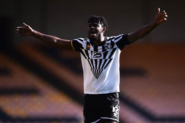 Theo Robinson spent a period on trial at Pompey. (Photo by Nathan Stirk/Getty Images)