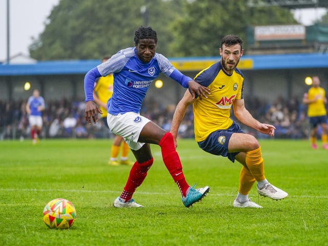 Started strongly and in the opening 20 minutes headed over and then sent a right-footed shot at the keeper. Operating on the left flank, the youngster didn’t look overawed and was also a threat with his pace and directness.