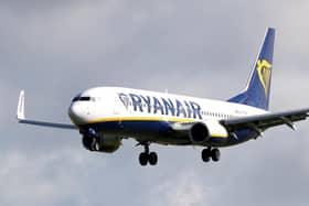 A Ryanair plane. Picture: Niall Carson/PA Wire