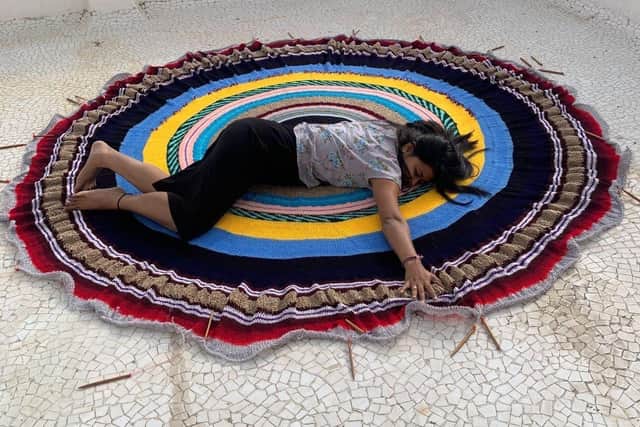 A piece of artwork created by Pooja Shah. 
Photo credit: Jack House Gallery