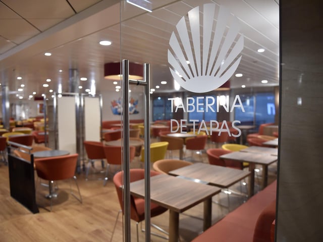 The tapas restaurant.