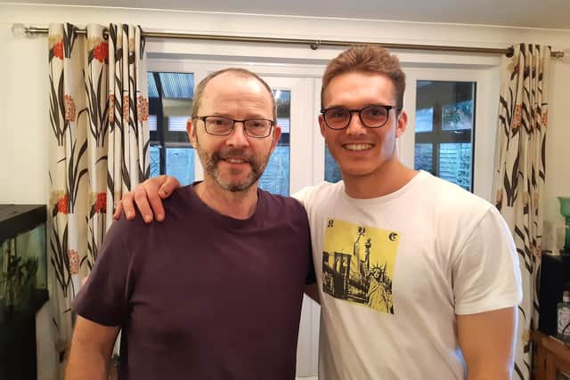 (l-r) Dave Hill and David Sparrow
Courtesy of the Sparrow family