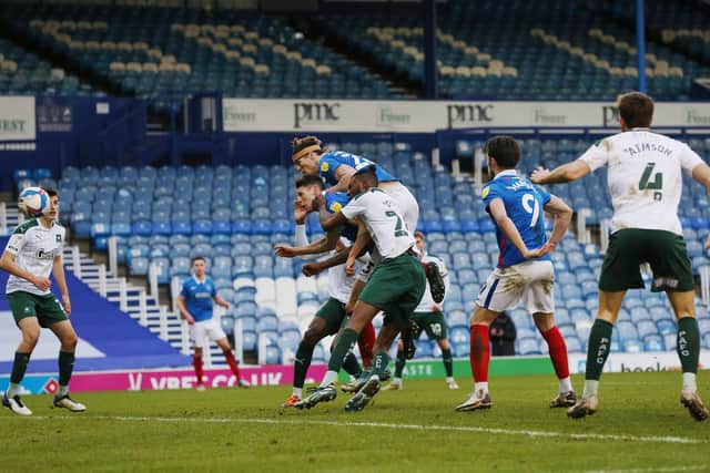 James Bolton scores the Pompey leveller