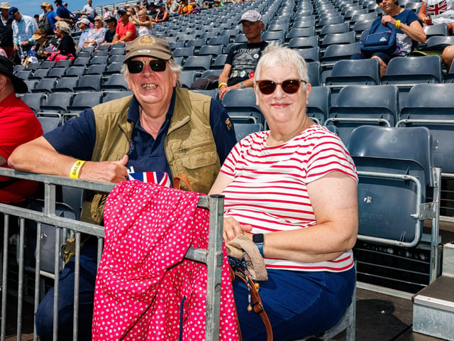 Pictured: Andy and Ann Fletcher from Essex