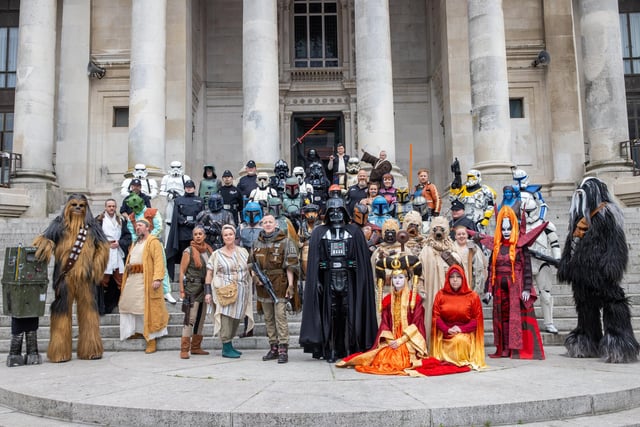 The Star Wars performers for Portsmouth Comic Con 2025.  Photos by Alex Shute