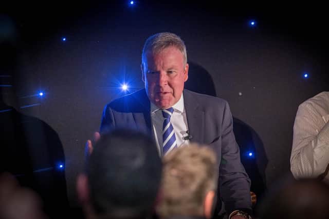 Blues boss Kenny Jackett at the News Pompey Fans' Forum at Fratton Park. Picture: Habibur Rahman