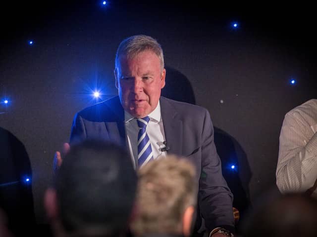 Blues boss Kenny Jackett at the News Pompey Fans' Forum at Fratton Park.   Picture: Habibur Rahman