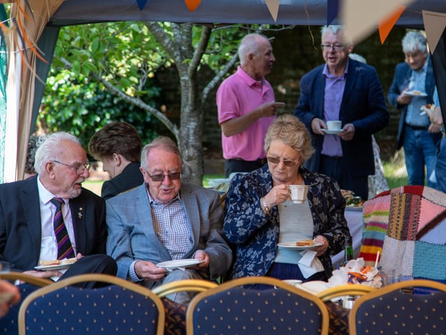 The 60th anniversary garden party at Abbeyfield in Fareham. Picture: Mike Cooter (290723)