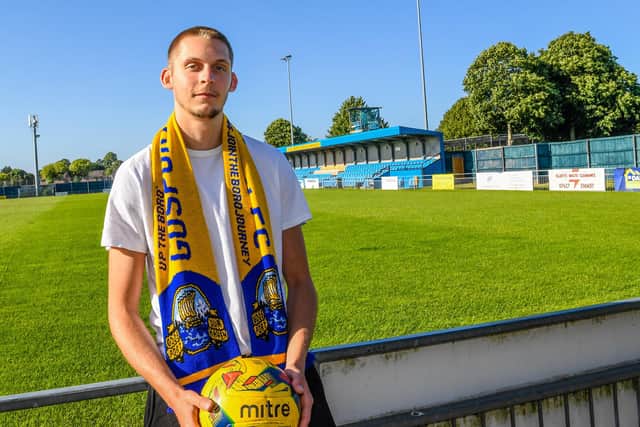 Pat O'Flaherty has re-signed for Gosport Borough for 2020/21. Pic: GBFC