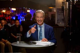 GB News broadcast Nigel Farage's show live from The Rifle Club, Portsmouth on Thursday 9th June 2022. 

Picture: Habibur Rahman