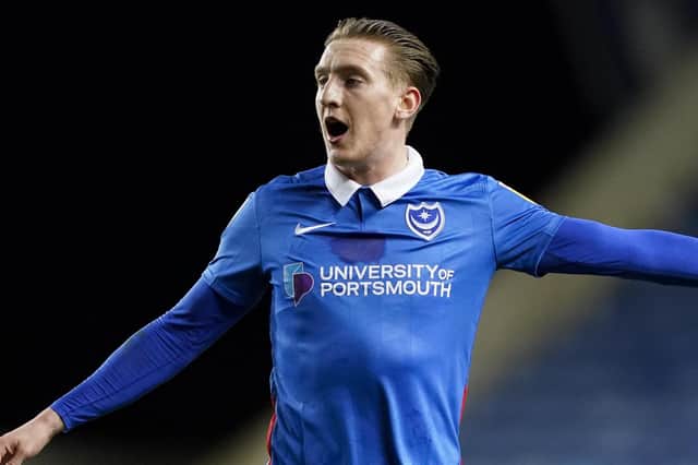 Ronan Curtis started in a striker role in Pompey's win at Oxford. Picture: Jason Brown