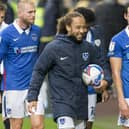 Marcus Harness, left, has three league goals for Pompey this season while John Marquis is yet to get off the mark.  Picture: Daniel Chesterton/phcimages.com
