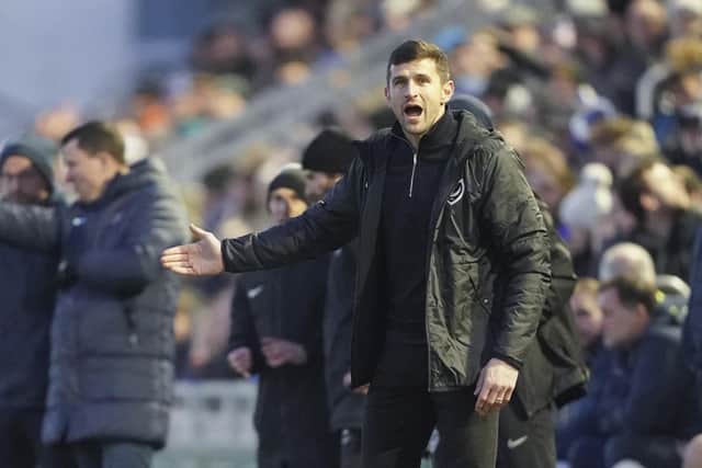 New Pompey head coach John Mousinho is on the hunt for an assistant. Picture: Jason Brown/ProSportsImages