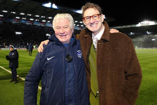 Tony Adams is one of the many Pompey managers Barry Harris has worked under. Picture: Joe Pepler