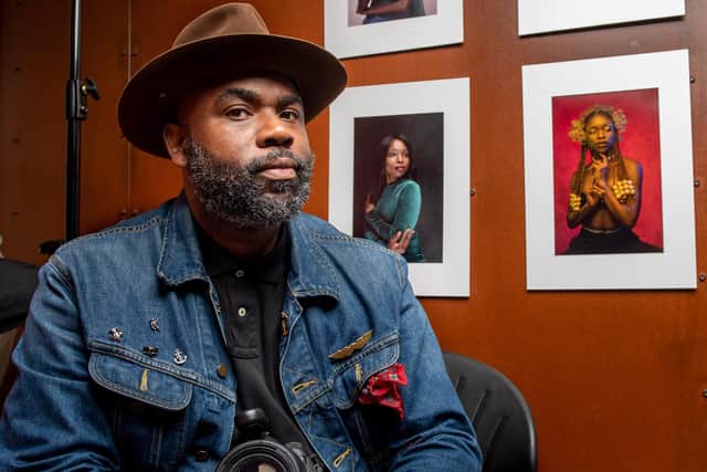 Portrait photographer Femi Olaiya. Picture: Vernon Nash (051019-012)