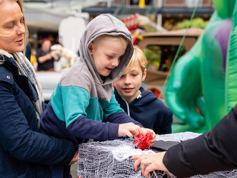 Key fishing for prizes at the Spooktacular Portsmouth Comic Con at Gunwharf.
Photos by Matthew Clark