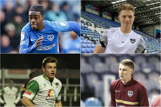 Top left, clockwise: Jay Mingi, Liam Vincent, Harry Jewitt-White and Dan Gifford