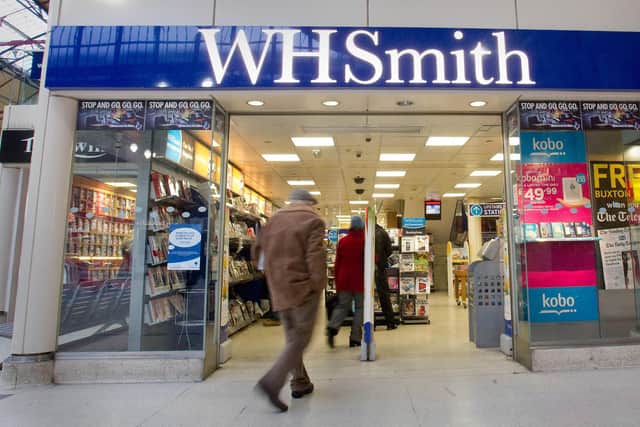 A general view of a branch of WH Smith. Picture: Philip Toscano/PA Wire