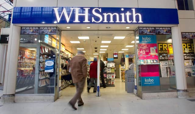 A general view of a branch of WH Smith. Picture: Philip Toscano/PA Wire